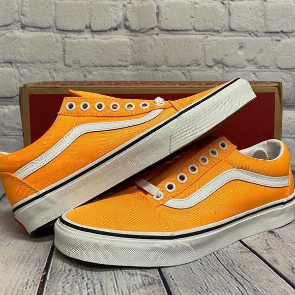 blazing orange vans